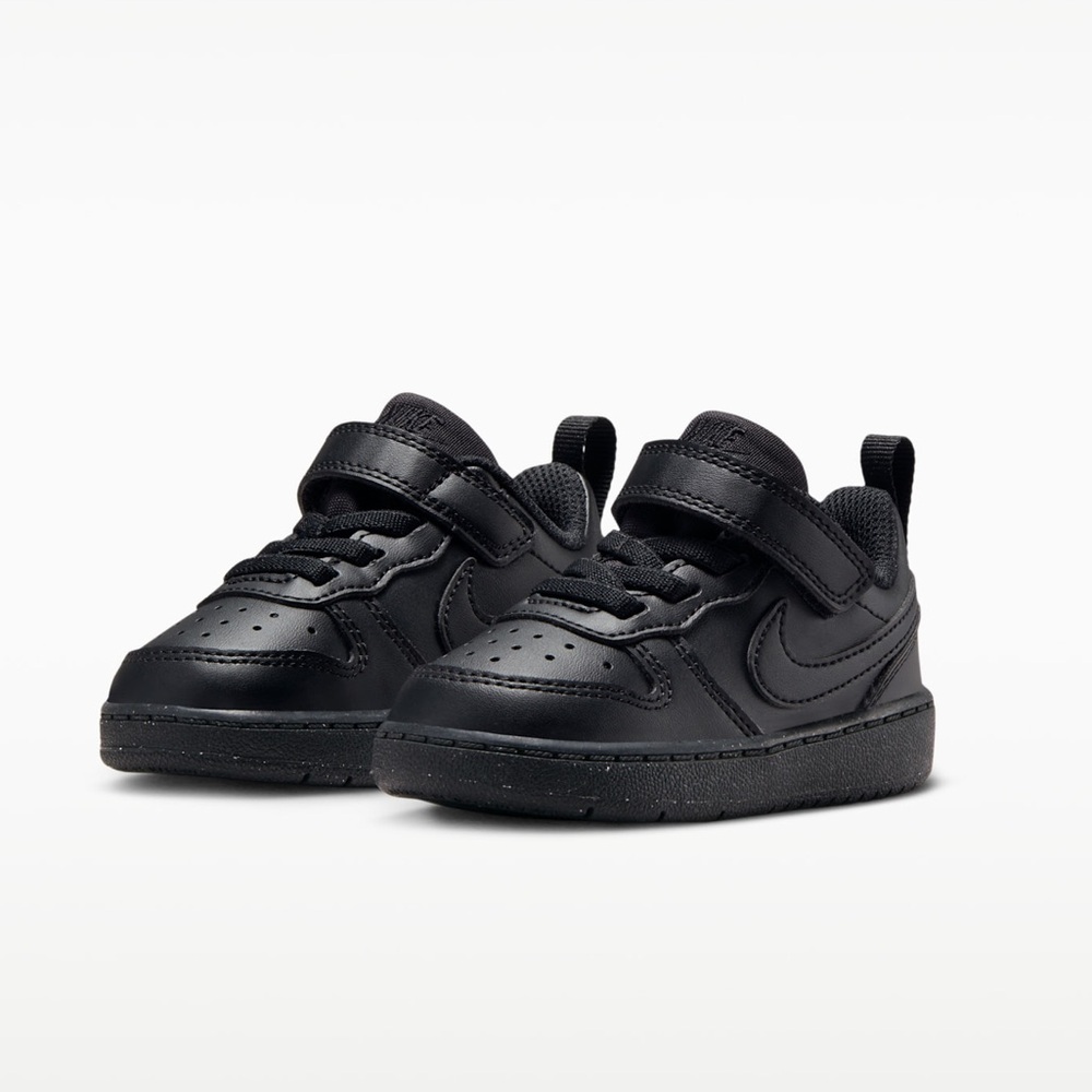 Nike Toddler Court Borough Low Recraft Shoes Sneakers Trainers Size 10 C Black
